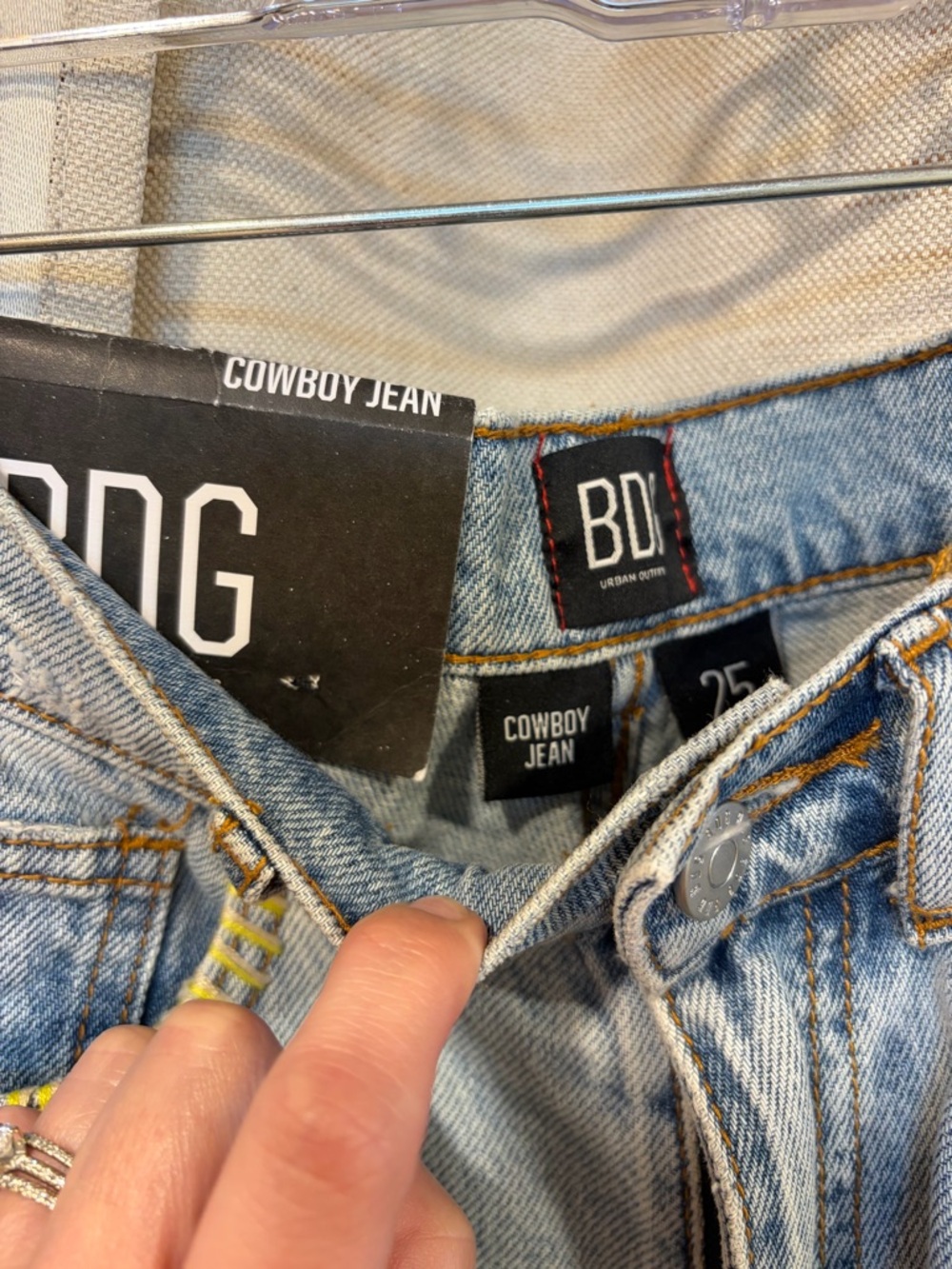 Urban Outfitters BDG High Waisted Cowboy Jeans - Picture 7 of 12